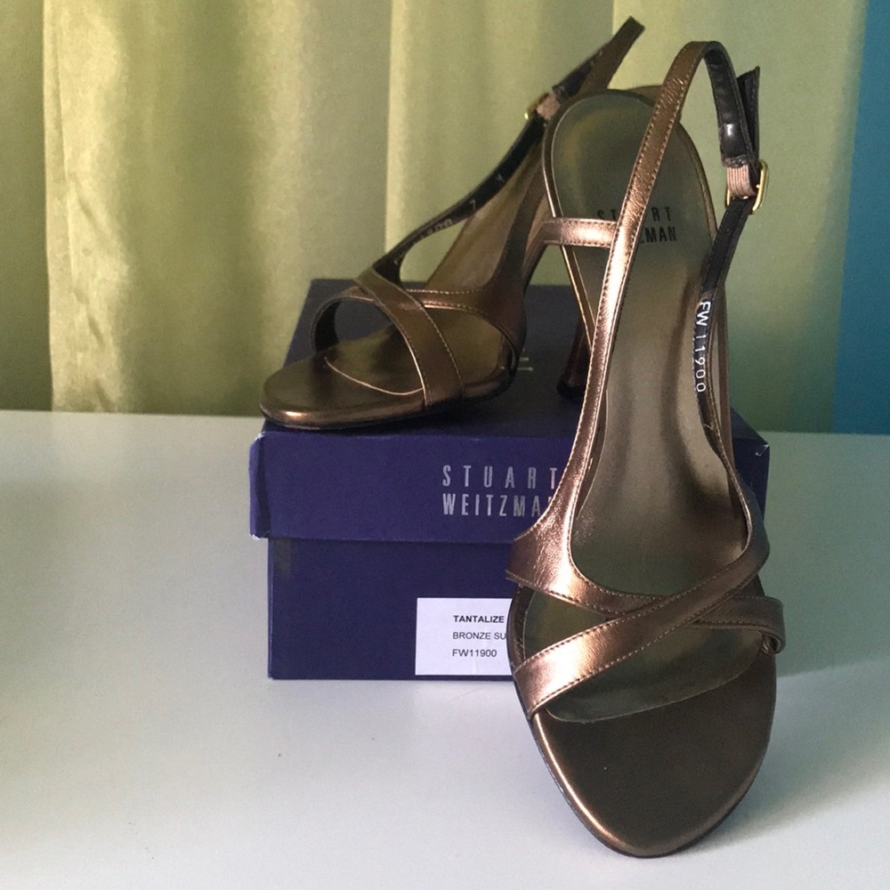 Stuart Weizmann Tantalize Sandal Bronze